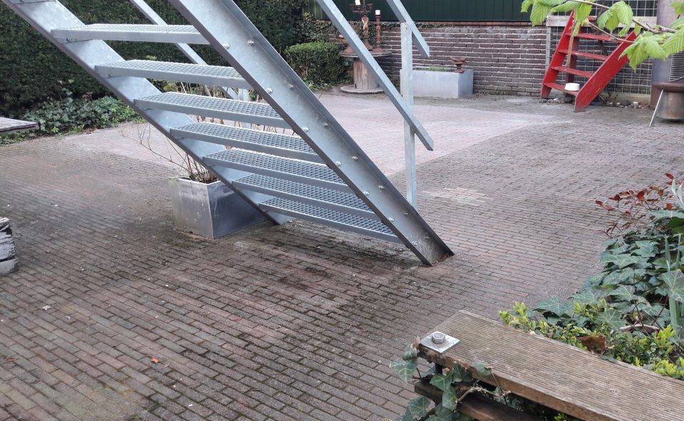 Het zakelijke terrein voor het reinigen
